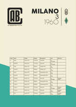 Load image into Gallery viewer, MILANO 3 1960